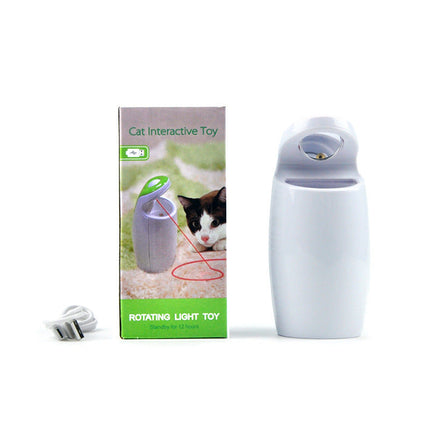Automatic LED Laser Cat Toy with USB Charging | Engaging Play for Cats with Two Exciting Modes