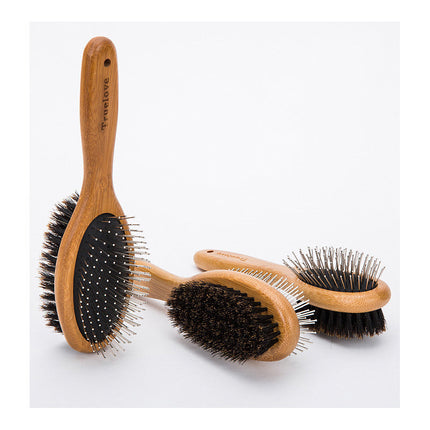 Stainless Steel Pet Comb with Double-Sided Design | Efficient Grooming Tool for All Coat Types
