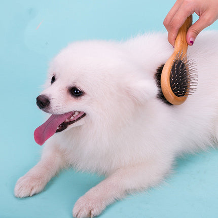 Stainless Steel Pet Comb with Double-Sided Design | Efficient Grooming Tool for All Coat Types