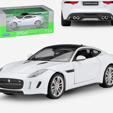 Jaguar F-Type Coupe Alloy Car Model 1:24 Scale with Functional Features | Detailed Collector's Item for Automotive Enthusiasts