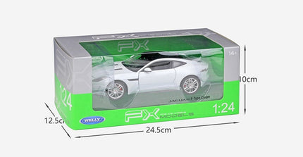Jaguar F-Type Coupe Alloy Car Model 1:24 Scale with Functional Features | Detailed Collector's Item for Automotive Enthusiasts