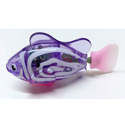 Magical Swimming Fish Cat Toy with LED Lights | Realistic Movement for Engaging Water Play