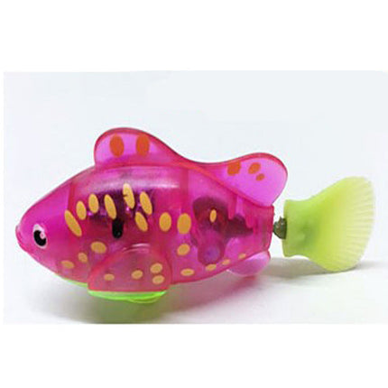Magical Swimming Fish Cat Toy with LED Lights | Realistic Movement for Engaging Water Play