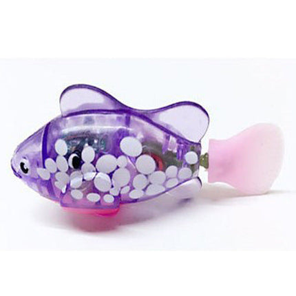 Magical Swimming Fish Cat Toy with LED Lights | Realistic Movement for Engaging Water Play