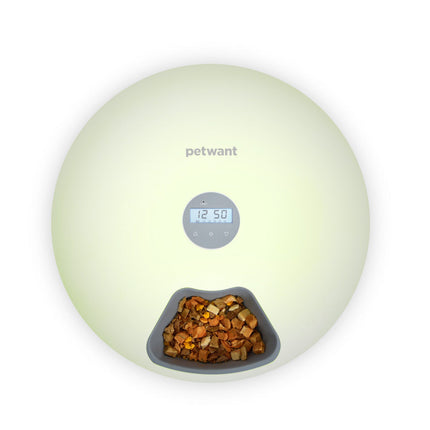 Smart Automatic Pet Feeder with Six Meal Capacity | Programmable Feeding for Cats and Dogs