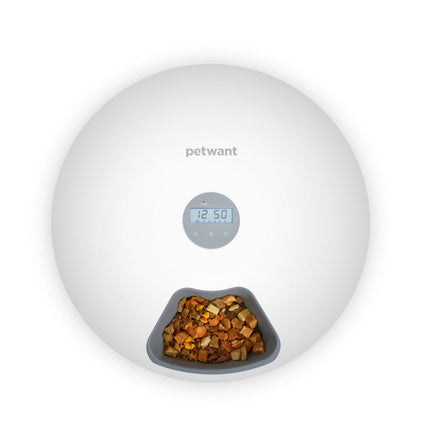 Smart Automatic Pet Feeder with Six Meal Capacity | Programmable Feeding for Cats and Dogs