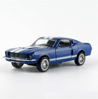 Mustang Pull Back Alloy Toy Car Model with Inertia Control | 1:32 Scale Collectible for Kids and Car Enthusiasts