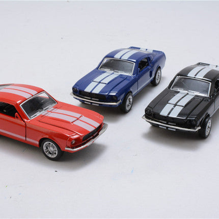 Mustang Pull Back Alloy Toy Car Model with Inertia Control | 1:32 Scale Collectible for Kids and Car Enthusiasts