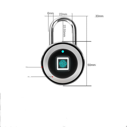 Fingerprint Padlock with Smart Recognition Technology | Rust and Corrosion Resistant for Ultimate Security