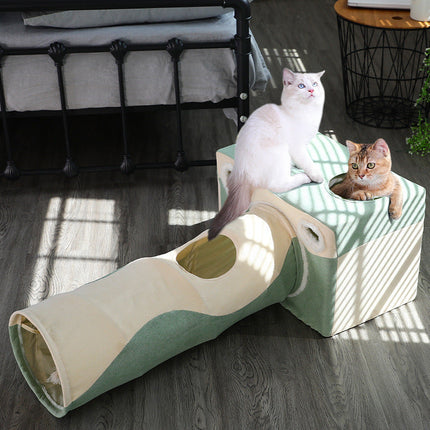 Cat Cave Litter Box with High-Quality Velvet Design | Multi-Functional Cozy Nest for All Seasons