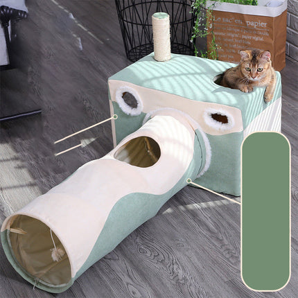 Cat Cave Litter Box with High-Quality Velvet Design | Multi-Functional Cozy Nest for All Seasons