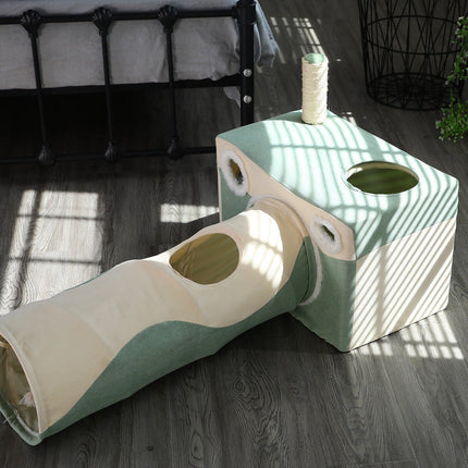 Cat Cave Litter Box with High-Quality Velvet Design | Multi-Functional Cozy Nest for All Seasons