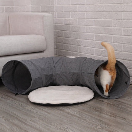 Cat Cave Litter Box with High-Quality Velvet Design | Multi-Functional Cozy Nest for All Seasons