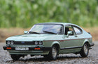 1982 Ford Capri Alloy Car Model in Light Green | 1:24 Scale Classic Toy for Collectors and Car Enthusiasts