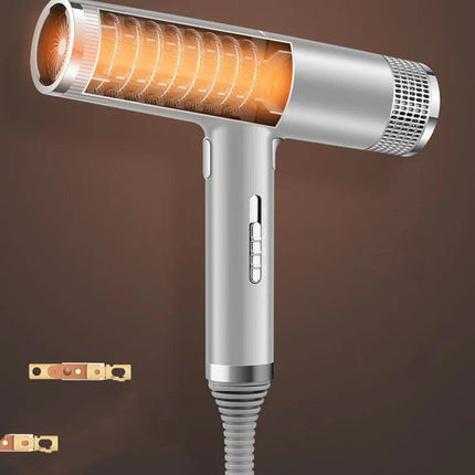 High-Speed Ionic Hair Dryer with 3 Adjustable Speeds | Compact Styling Tool for Smooth, Frizz-Free Hair