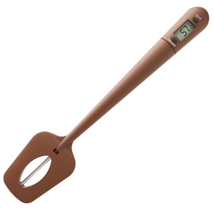 Digital Cooking Thermometer with Easy-Read Screen & Silicone Spatula | Accurate Temp Monitoring for Culinary Precision