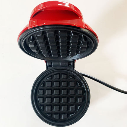 Electric Waffle Maker with Non-Stick Plates | Compact & Lightweight Design for Quick Breakfasts