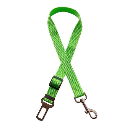 Adjustable Pet Car Seat Belt with Durable Nylon Fabric | Safety Harness for Dogs and Cats on Road Trips