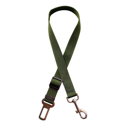Adjustable Pet Car Seat Belt with Durable Nylon Fabric | Safety Harness for Dogs and Cats on Road Trips