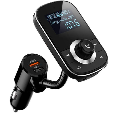 Large Screen Car MP3 Player with Bluetooth & FM Function | Hands-Free Calling and Music Streaming for Safe Driving