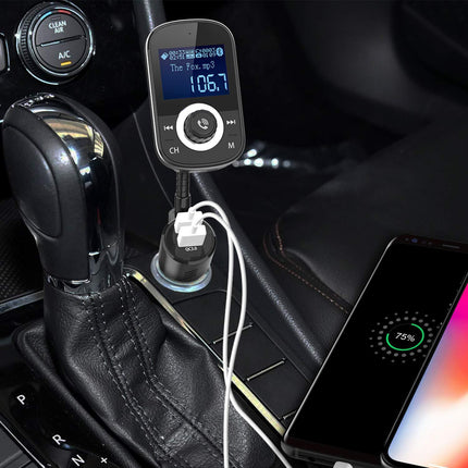 Large Screen Car MP3 Player with Bluetooth & FM Function | Hands-Free Calling and Music Streaming for Safe Driving
