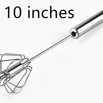 Stainless Steel Semi-Automatic Egg Beater with Lightweight Design | Effortless Mixing for Baking and Cooking