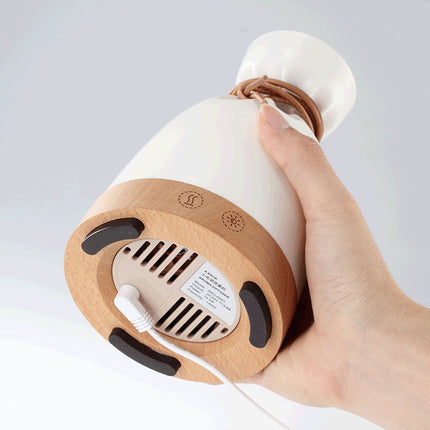 Wood Aromatherapy Diffuser and Humidifier with Ultrasonic Technology | Elegant Desk Lamp for Relaxation and Air Moisture