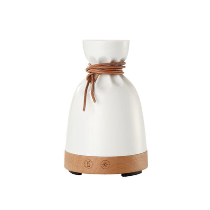 Wood Aromatherapy Diffuser and Humidifier with Ultrasonic Technology | Elegant Desk Lamp for Relaxation and Air Moisture