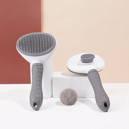Cat Grooming Comb with Stainless Steel Needles | Detangling and Massaging Tool for Healthy Fur