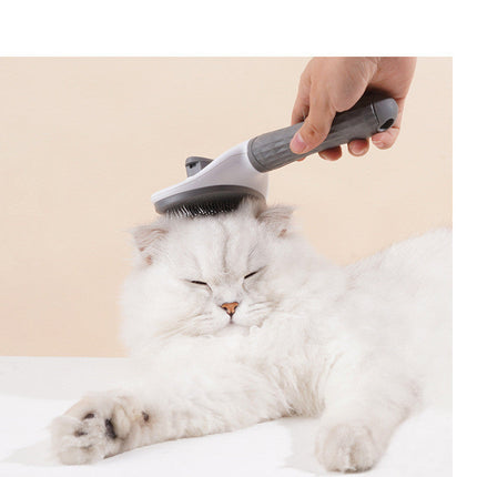 Cat Grooming Comb with Stainless Steel Needles | Detangling and Massaging Tool for Healthy Fur