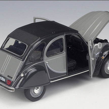 Classic Citroen 2 CV Charleston Model Car in 1:24 Scale | High-Quality Alloy Replica for Collectors and Enthusiasts