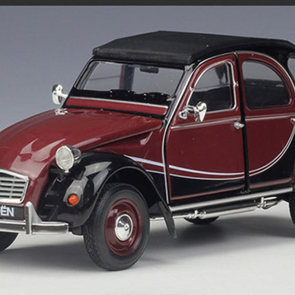 Classic Citroen 2 CV Charleston Model Car in 1:24 Scale | High-Quality Alloy Replica for Collectors and Enthusiasts