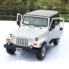 Jeep Wrangler Off-Road Alloy Car Model 1:18 Scale with Inertia Control | Durable Toy for Young Car Enthusiasts