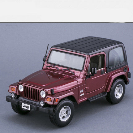 Jeep Wrangler Off-Road Alloy Car Model 1:18 Scale with Inertia Control | Durable Toy for Young Car Enthusiasts