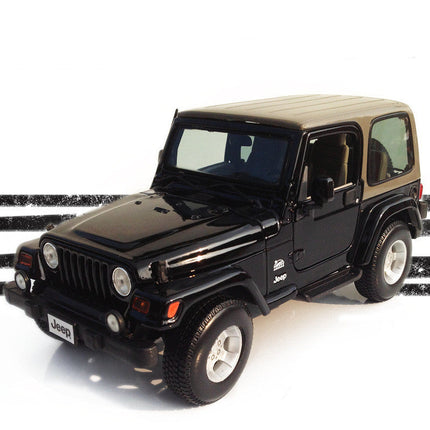 Jeep Wrangler Off-Road Alloy Car Model 1:18 Scale with Inertia Control | Durable Toy for Young Car Enthusiasts