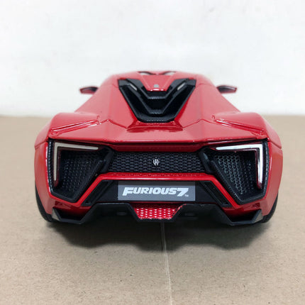 Lykan HyperSport Die-cast Metal Super Car Model 1:24 Scale | Openable Doors & Detailed Interior for Collectors and Enthusiasts