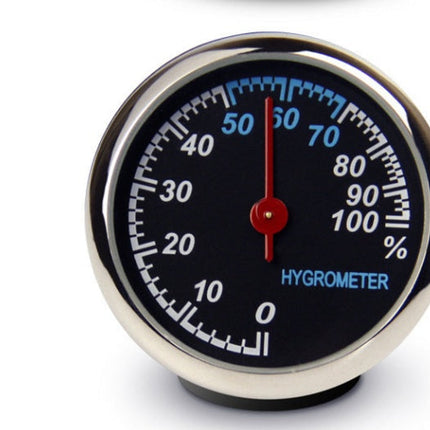 Car Ornament with Glass Mirror & Thermometer | Stylish Interior Accessory for Temperature Awareness