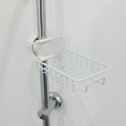 Adjustable Stainless Steel Sink Drain Rack with Clip-On Design | Space-Saving Solution for Kitchen and Bathroom Organization