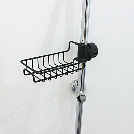 Adjustable Stainless Steel Sink Drain Rack with Clip-On Design | Space-Saving Solution for Kitchen and Bathroom Organization