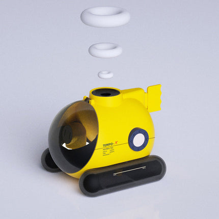 Puffing Ring Humidifier with Sound Control & LED Light | Stylish Ultrasonic Diffuser for Relaxing Atmosphere