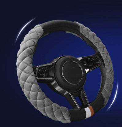 Plush Steering Wheel Cover for Cars with Universal Fit | Cozy Grip for Stylish Winter Driving