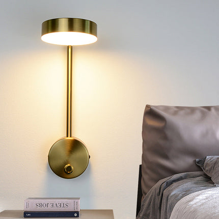 Square Acrylic LED Wall Lamp with Rotary Key Switch | Elegant Illumination for Modern Spaces