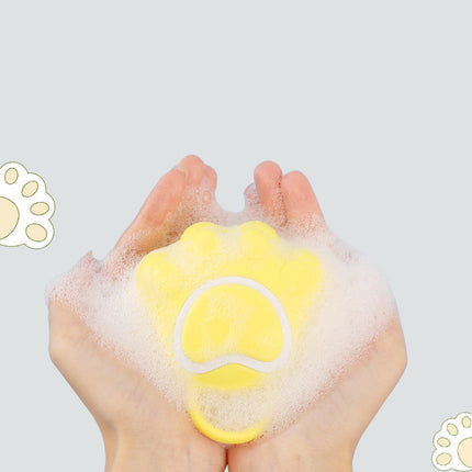 Pet Bath Brush with Soft Silicone Bristles | Ergonomic Design for Effortless Cleaning and Grooming