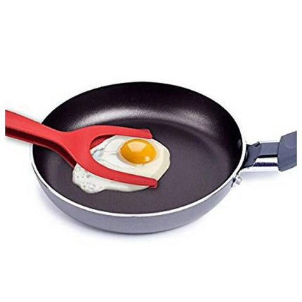 2-in-1 Grip and Flip Tongs with Heat-Resistant Spatula | Versatile Kitchen Tool for Easy Flipping and Gripping