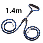 Pet Double Leash with Heavy-Duty Reflective Threads | Comfortable 360-Degree Design for Safe Dog Walking