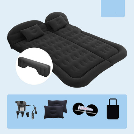 Inflatable Car Mattress for SUV with Soft Flocking Surface | Comfortable Sleeping Solution for Road Trips and Camping