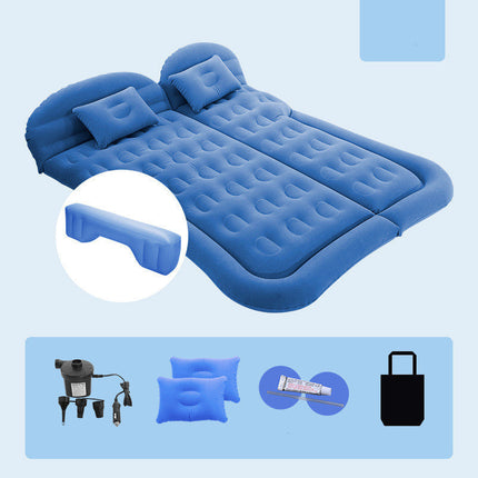 Inflatable Car Mattress for SUV with Soft Flocking Surface | Comfortable Sleeping Solution for Road Trips and Camping