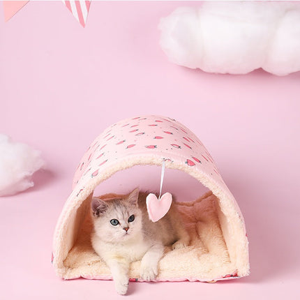 Cat Tunnel with Comfort Cloth Design | Multi-Purpose Cat Supply for Clean Living Spaces