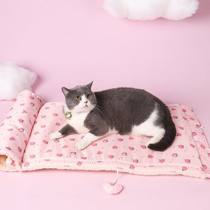 Cat Tunnel with Comfort Cloth Design | Multi-Purpose Cat Supply for Clean Living Spaces