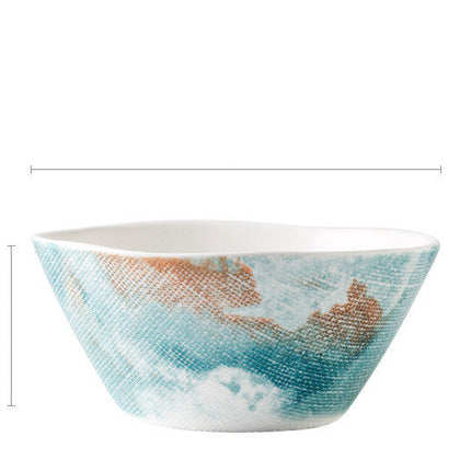Nordic Ceramic Tableware Set with Elegant Design | Stylish Dining Dishes for Any Occasion